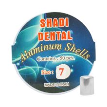  روکش موقت آلومینیومی برند Shadi ، خرید روکش موقت آلومینیومی با بالاترین کیفیت ، روکش موقت آلومینیومی شادی SHADI Aluminum Shells ، خانه الماس