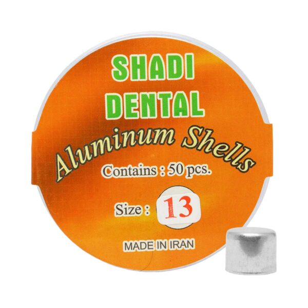  روکش موقت آلومینیومی برند Shadi ، خرید روکش موقت آلومینیومی با بالاترین کیفیت ، روکش موقت آلومینیومی شادی SHADI Aluminum Shells ، خانه الماس