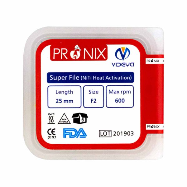 فایل روتاری شش عددی Pronix - فایل روتاری برند پرونیکس - تجهیزات دندانپزشکی خانه الماس - خرید فایل روتاری - قیمت فایل روتاری - دندانت
