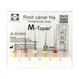 فایل روتاری پروتیپر 6 عددی IMD ، فایل روتاری IMD مدل M-Taper سایز DX بسته 6 عددی ، فایل روتاری IMD MTaper ، خرید و قیمت فایل روتاری IMD M TAPER