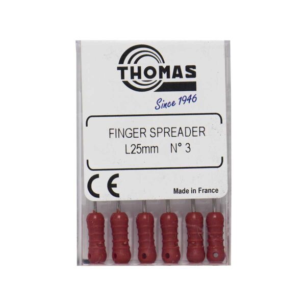 فینگر اسپریدر طول 25 برند Thomas - فایل دستی فینگر اسپریدر طول 25 توماس - تجهیزات دندانپزشکی خانه الماس - ابزار مطب - خرید فینگر اسپریدر Thomas