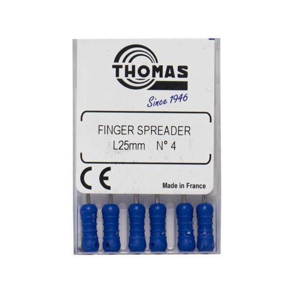 فینگر اسپریدر طول 25 برند Thomas - فایل دستی فینگر اسپریدر طول 25 توماس - تجهیزات دندانپزشکی خانه الماس - ابزار مطب - خرید فینگر اسپریدر Thomas