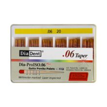 کن گوتا پرکا مدرج تیپر 6% Dia Dent - خرید کن گوتا پرکا مدرج تیپر 6 درصد دیادنت - فروشگاه تجهیزات دندانپزشکی خانه الماس - قیمت کن گوتا پرکا