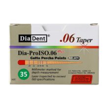 کن گوتا پرکا مدرج تیپر 6% Dia Dent - خرید کن گوتا پرکا مدرج تیپر 6 درصد دیادنت - فروشگاه تجهیزات دندانپزشکی خانه الماس - قیمت کن گوتا پرکا