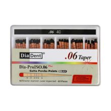 کن گوتا پرکا مدرج تیپر 6% Dia Dent - خرید کن گوتا پرکا مدرج تیپر 6 درصد دیادنت - فروشگاه تجهیزات دندانپزشکی خانه الماس - قیمت کن گوتا پرکا