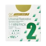 گلاس آینومر ترمیمی جی سی مدل سلف کیور GC Fuji II LC Gold Label