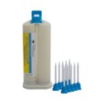 روکش موقت آکریلی برند Dental Technologies ، خرید روکش موقت آکریلی به همراه 10 عدد میکسینگ تیپ ، ماده ساخت روکش موقت Alpha Crown ، خانه الماس