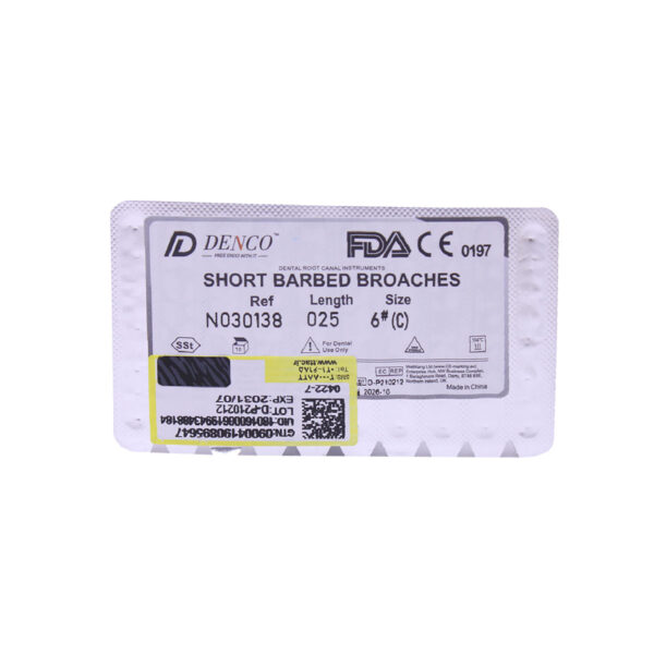 باربروچ طول 25 برند Denco ، خرید باربروچ با کمترین هزینه Barbed Broaches ، خرید باربروچ برند دنکو ، خرید و قیمت باربروچ طول 25 ، خانه الماس