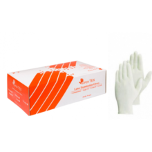 دستکش لاتکس کم پودر Super Tex - دستکش لاتکس بدون پودر - دستکش جراحی - شرکت تجهیزات دندانپزشکی - مواد و وسایل دندانپزشکی - خانه الماس