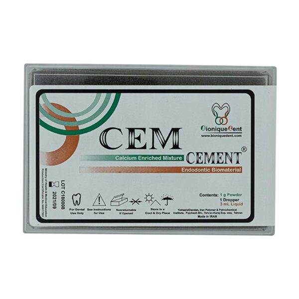 سم سمنت Bionique Dent - سم سمنت Bionique Dent CEM Cement - سم سمنت - CEM cement - Bionique Dent - تجهیزات دندانپزشکی خانه الماس - دندانت - دندال