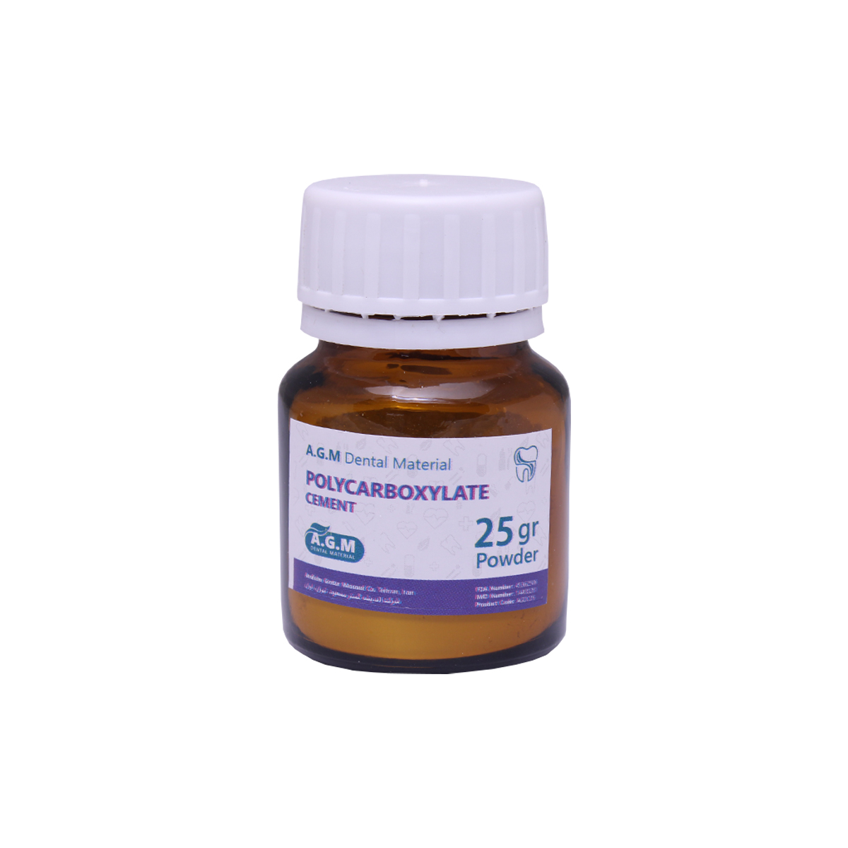 سمان پلی کربوکسیلات Polycarboxylate Cement تاریخ انقضا: 14/04/2025_628c8343be467.jpeg سمان پلی کربوکسیلات A.G.M - سمان ها