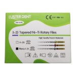 خرید و قیمت فایل روتاری 25 میل 4 عددی Lusterdent - قیمت و خرید فایل روتاری برند لاستردنت - تجهیزات دندانپزشکی خانه الماس - دندانت - دندال