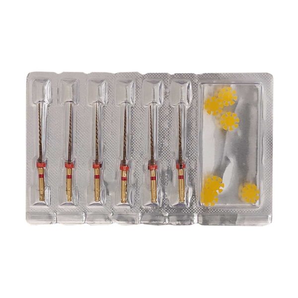 فایل روتاری 4٪ شش عددی M3 - خرید و قیمت فایل روتاری 4٪ برند M3 - فروش انواع فایل روتاری - تجهیزات دندانپزشکی خانه الماس - دندانت - دندال -خانه الماس
