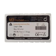 فایل روتاری 6٪ M3 Pro Gold Rotary File - فایل روتاری 6٪ شش عددی M3 - فایل روتاری 6٪ شش عددی برند M3 - تجهیزات دندانپزشکی خانه الماس
