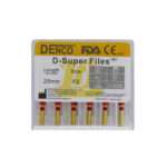فایل روتاری طلایی شش عددی Denco Gold Rotary File - خرید فایل روتاری طلایی برند دنکو - تجهیزات دندانپزشکی خانه الماس - دندانت - دندال