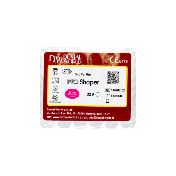 فایل روتاری پروتیپر  Dental World ، خرید و قیمت فایل روتاری پروشیپر برند دنتال ورلد ، تجهیزات دندانپزشکی خانه الماس - دندانت - دندال - خانه الماس