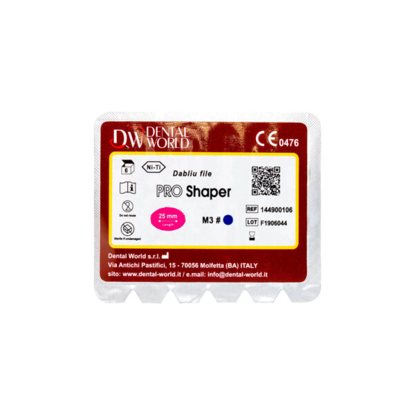 فایل روتاری پروتیپر  Dental World ، خرید و قیمت فایل روتاری پروشیپر برند دنتال ورلد ، تجهیزات دندانپزشکی خانه الماس - دندانت - دندال - خانه الماس