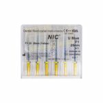 فایل روتاری NIC U Blue Rotary File - فایل روتاری U Blue شش عددی - فایل روتاری U Blue برند NIC - تجهیزات دندانپزشکی خانه الماس - دندانت
