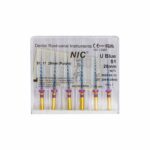 فایل روتاری NIC U Blue Rotary File - فایل روتاری U Blue شش عددی - فایل روتاری U Blue برند NIC - تجهیزات دندانپزشکی خانه الماس - دندانت