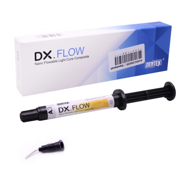کامپوزیت فلو تک عددی Dentex ?- مواد ترمیمی دندانپزشکی - خانه الماس - دندانت