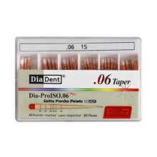 کن گوتا پرکا مدرج تیپر 6% Dia Dent - خرید کن گوتا پرکا مدرج تیپر 6 درصد دیادنت - فروشگاه تجهیزات دندانپزشکی خانه الماس - قیمت کن گوتا پرکا