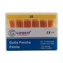 کن گوتا پرکا Gapa Dent  - محصولات زیرگروه گوتا پرکا و کن کاغذی - کن گوتا پرکا Gutta Percha Points برند Gapadent - خرید و قیمت کن گوتا پرکا