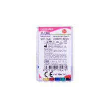 خرید و قیمت H فایل طول 25 Lusterdent - قیمت و خرید H فایل طول 25 برند لاستردنت - فروش فایل دستی دندانپزشکی - تجهیزات دندانپزشکی خانه الماس