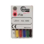 قیمت و خرید H فایل طول 25 Thomas - خرید و قیمت خرید و قیمت H فایل توماس - خرید تجهیزات دندانپزشکی خانه الماس -فروش انواع فایل دستی دندانپزشکی