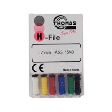 قیمت و خرید H فایل طول 25 Thomas - خرید و قیمت خرید و قیمت H فایل توماس - خرید تجهیزات دندانپزشکی خانه الماس -فروش انواع فایل دستی دندانپزشکی