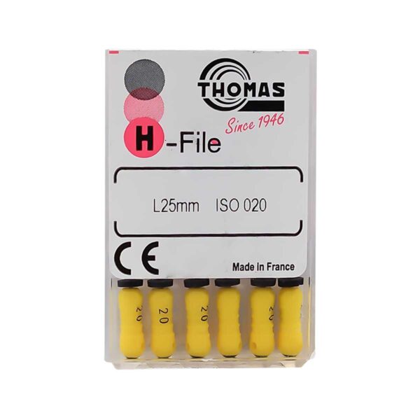 قیمت و خرید H فایل طول 25 Thomas - خرید و قیمت خرید و قیمت H فایل توماس - خرید تجهیزات دندانپزشکی خانه الماس -فروش انواع فایل دستی دندانپزشکی