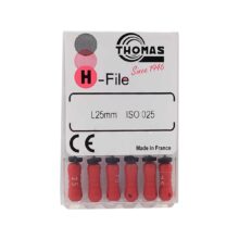 قیمت و خرید H فایل طول 25 Thomas - خرید و قیمت خرید و قیمت H فایل توماس - خرید تجهیزات دندانپزشکی خانه الماس -فروش انواع فایل دستی دندانپزشکی