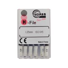 قیمت و خرید H فایل طول 25 Thomas - خرید و قیمت خرید و قیمت H فایل توماس - خرید تجهیزات دندانپزشکی خانه الماس -فروش انواع فایل دستی دندانپزشکی