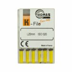 خرید و قیمت K فایل طول 25 Thomas - فایل دستی THOMAS - فروش لوازم مطب دندانپزشکی - خانه الماس - وسایل دندانپزشکی - K فایل طول 25 برند توماس