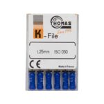 خرید و قیمت K فایل طول 25 Thomas - فایل دستی THOMAS - فروش لوازم مطب دندانپزشکی - خانه الماس - وسایل دندانپزشکی - K فایل طول 25 برند توماس