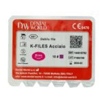 K فایل طول 25 Dental World - خرید K فایل طول 25 با بالاترین کیفیت - فروشگاه تجهیزات دندانپزشکی - فروشگاه دندانپزشکی آنلاین خانه الماس - دندال