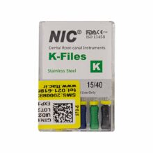 قیمت و خرید K فایل طول 25 Nik - فایل دستی K طول 25 - فروشگاه تجهیزات دندانپزشکی - تجهیزات دندانپزشکی خانه الماس - فروش انواع فایل دستی
