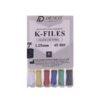 K فایل طول 25 Denco - خرید و قیمت K فایل Denco - فروش انواع K فایل - تجهیزات دندانپزشکی خانه الماس - خرید ابزار دندانپزشکی - دندانت -دندال